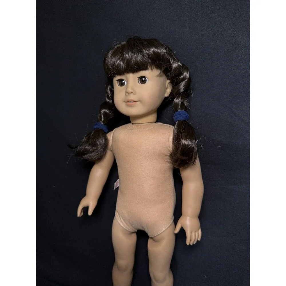 American Girl Doll Pleasant Company JLY #16 Dark Hair, Brown Eyes Bangs